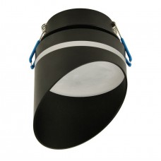 Σποτ Στρογγυλό Χωνευτό Σταθερό Αλουμινίου Μαύρο 925879/BL